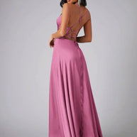 WW | Seiden-Maxikleid mit Geflochtenem Rücken Kleid Dich für Formelle Anlässe Lucette
