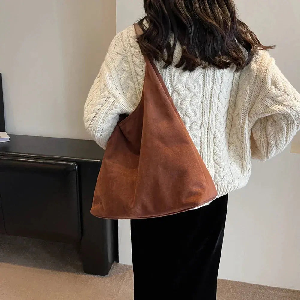 W&W Mode | Tote Tasche Aus Wildleder