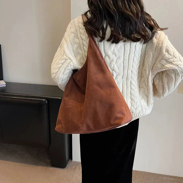 WW | Tote Tasche Aus Wildleder
