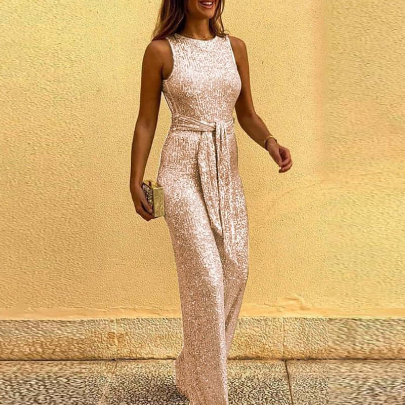 WW | Jumpsuit mit einem Schulterträger und verstellbarem Bund