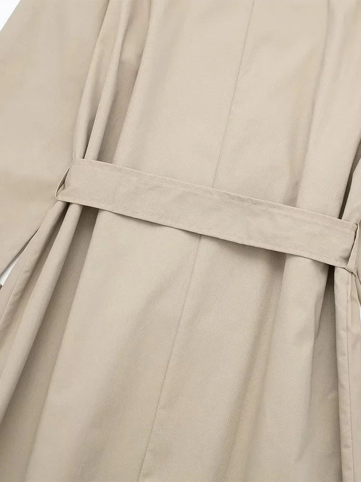 W&W Mode - Damen langer Mantel mit Gürtel