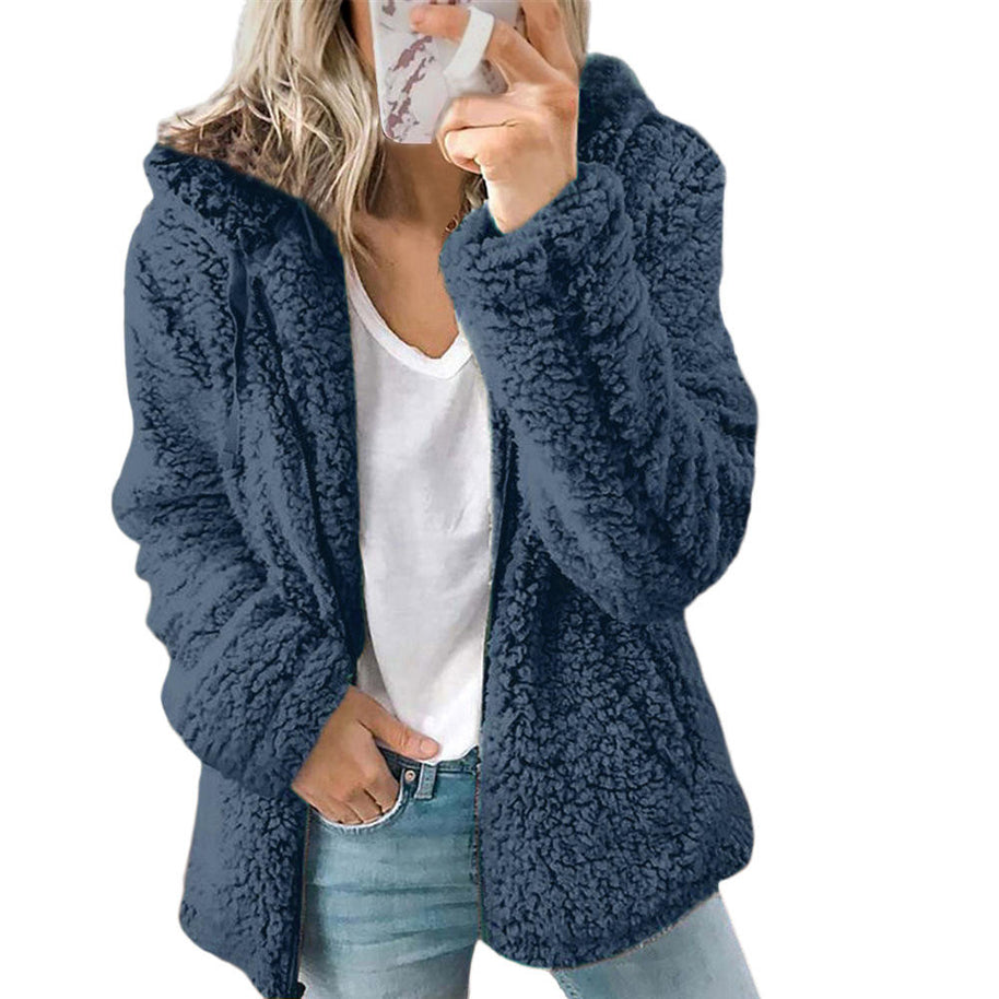 WW | Teddy Fleecejacke Damen - Lang