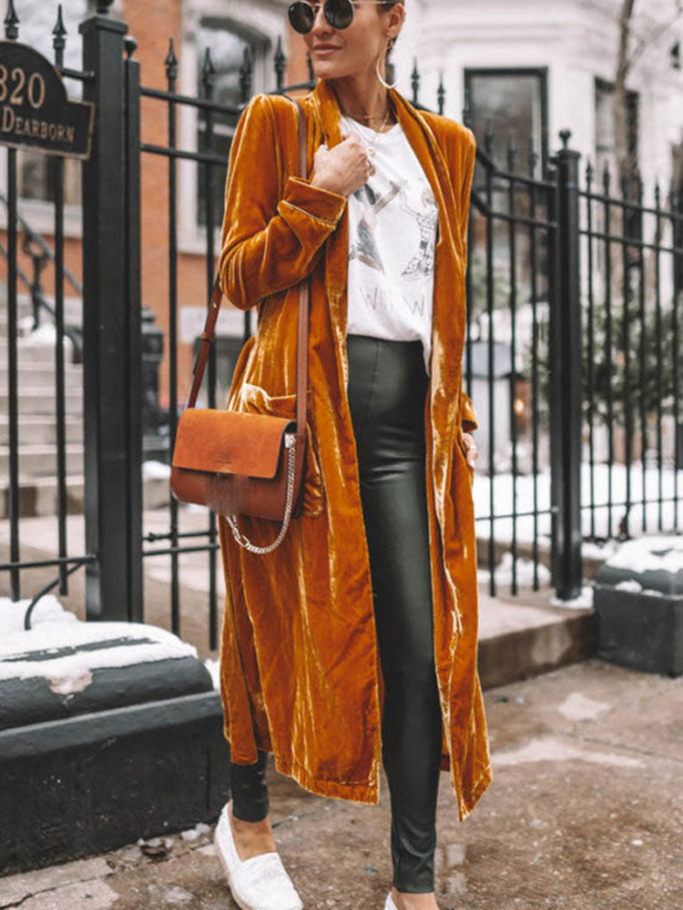 WW | Uplifting My Way Kimono Jacke Aus Samt