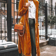 WW | Uplifting My Way Kimono Jacke Aus Samt