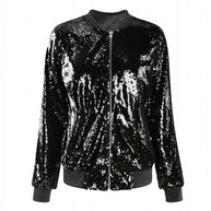WW | Paillettenmantel Bomberjacke