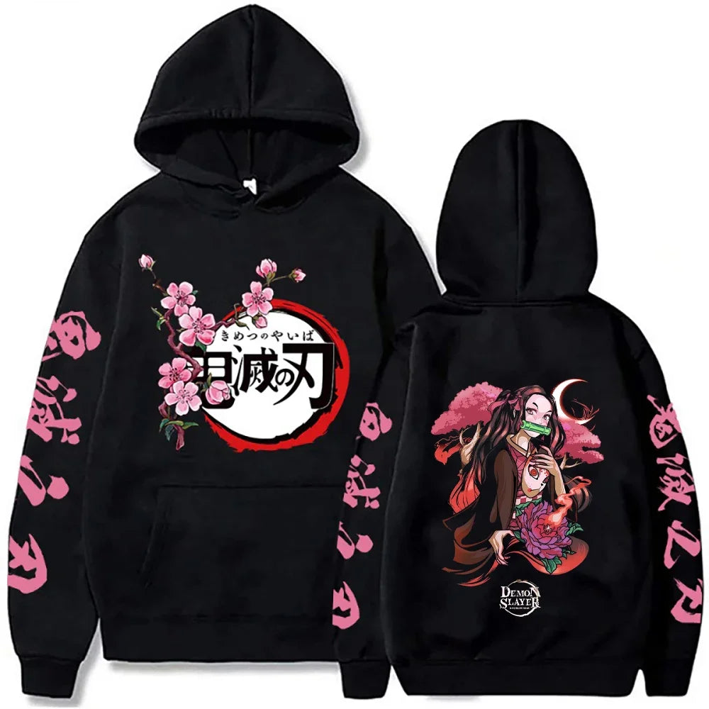 Wolff | Cherry Blossom Grafik Hoodie für Damen