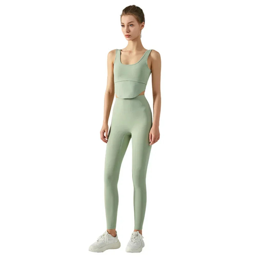 W&W Mode | Emily Sportswear Naked Hochtaillierte Tight Yoga Hosen Doppelseitig Gebürstet Pfirsich Po-Hebende Lauf Sport Fitness Leggings