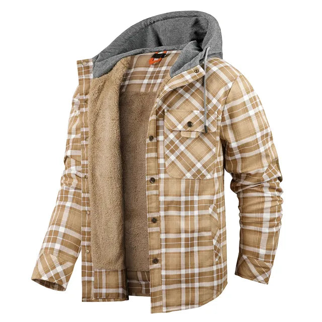 W&W Mode | Lässige Herbst Karierte Hemd Jacke für Unisex