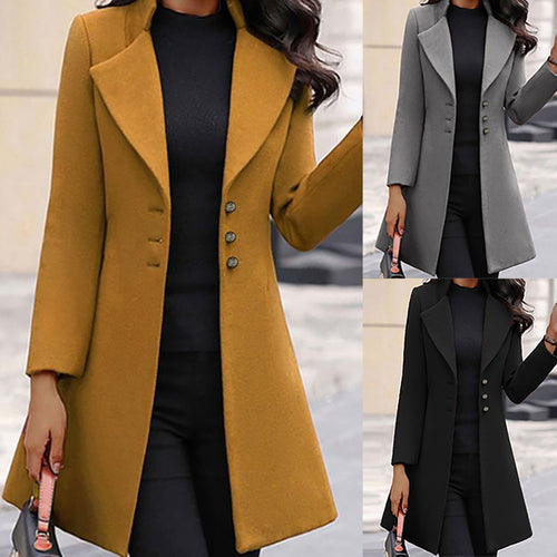 W&W Mode - Klassischer italienischer Wollmantel
