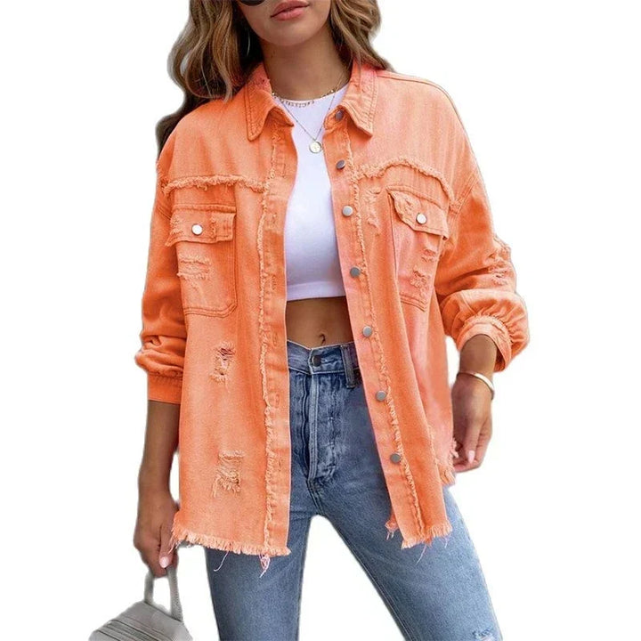 W&W Mode | Lässige Übergröße Jeansjacke