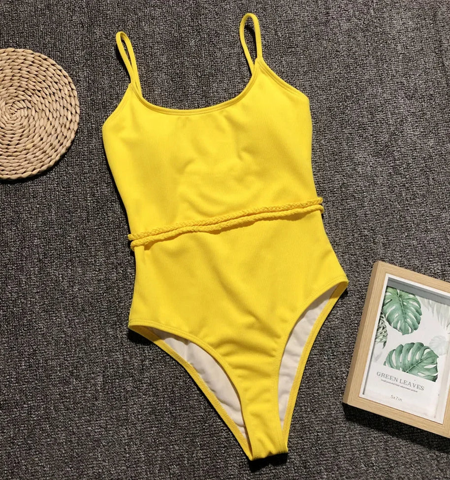 WW De Bain-Badeanzug mit Taillenbund
