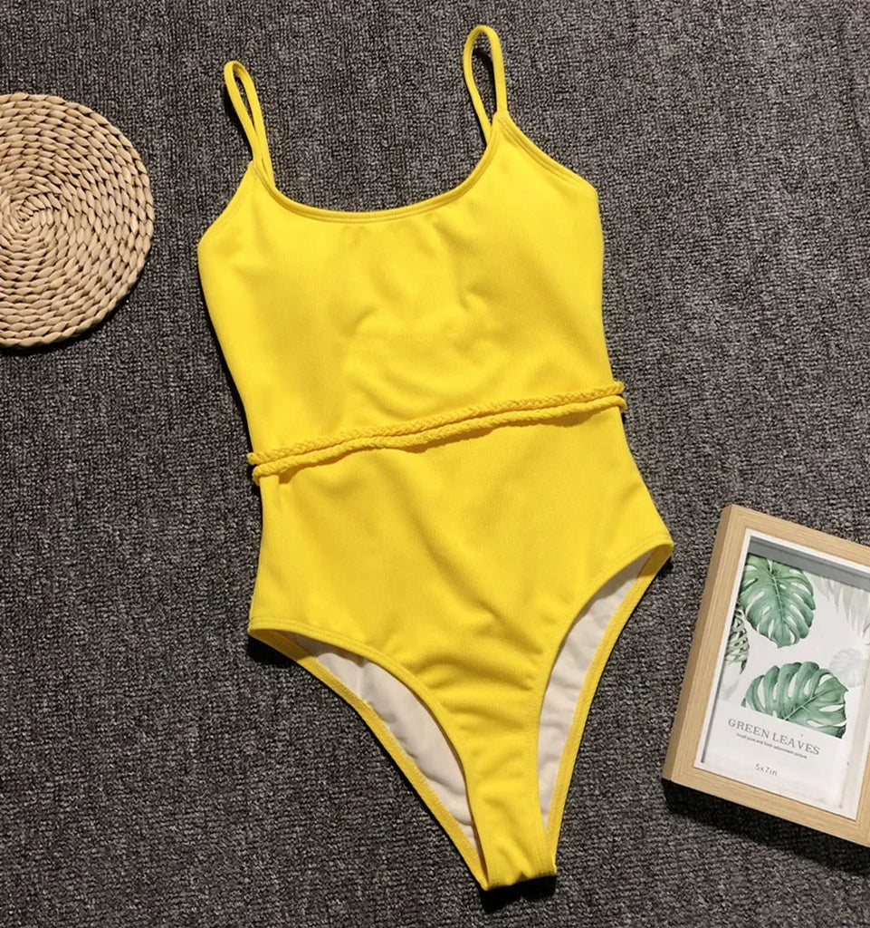 WW De Bain-Badeanzug mit Taillenbund