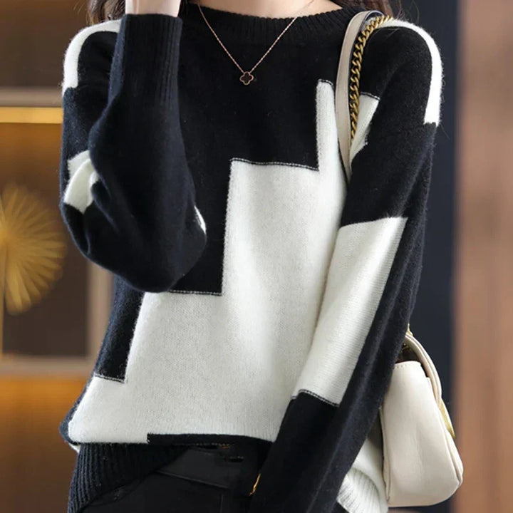 Lange Ärmel Damen Pullover