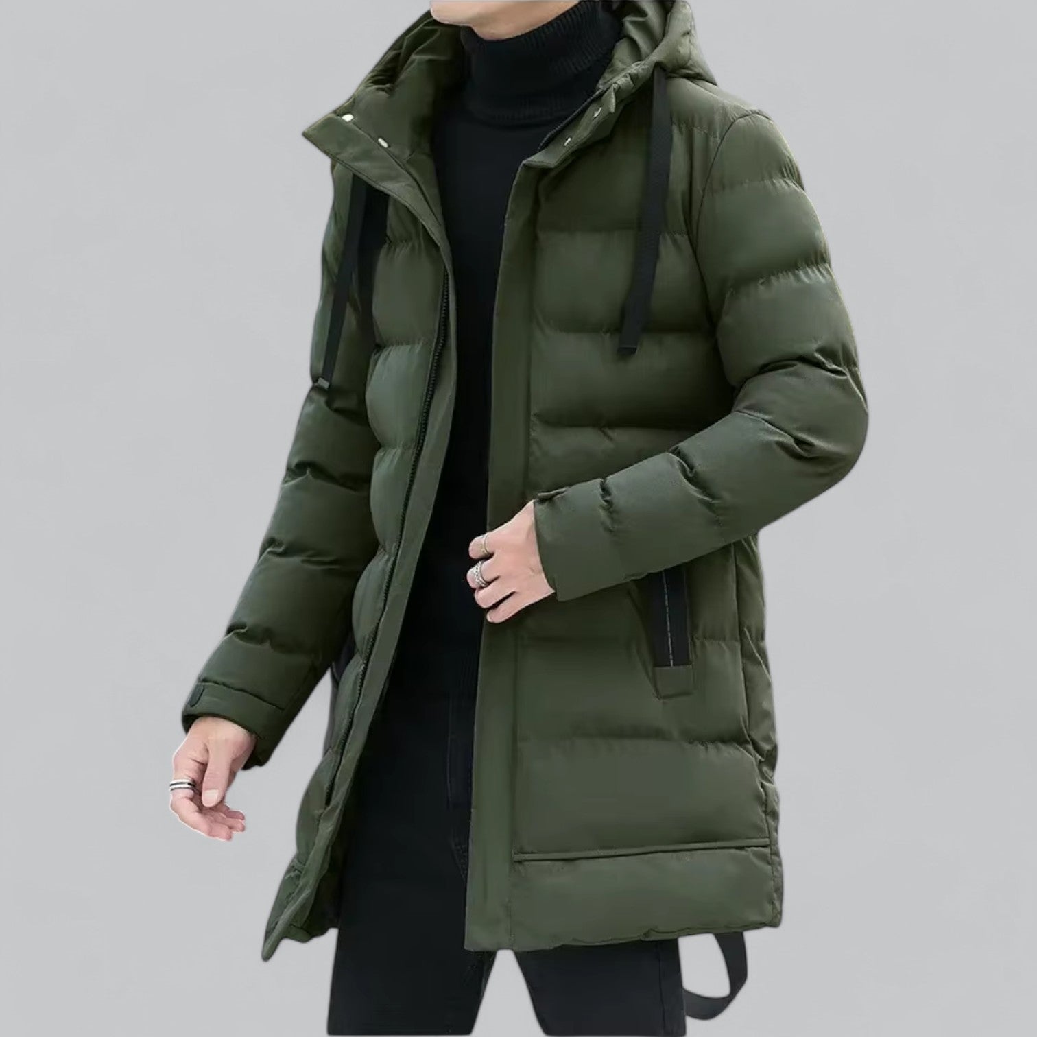 WW | Elegante lange Winterjacke für Männer
