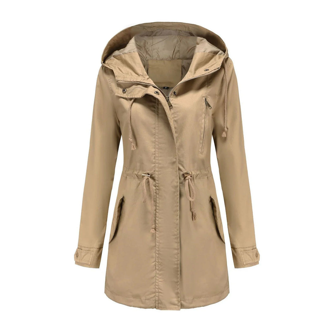 W&W Mode Elegante Wasserdichte Outdoor Regenjacke Für Damen | Perfekt Für Outdoor-Aktivitäten