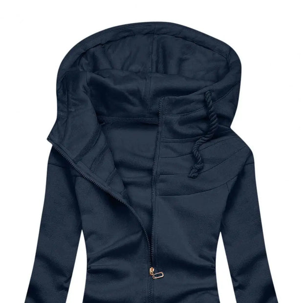 WW | Lässiger Slim Fit Sweatshirt mit Kapuzenpullover