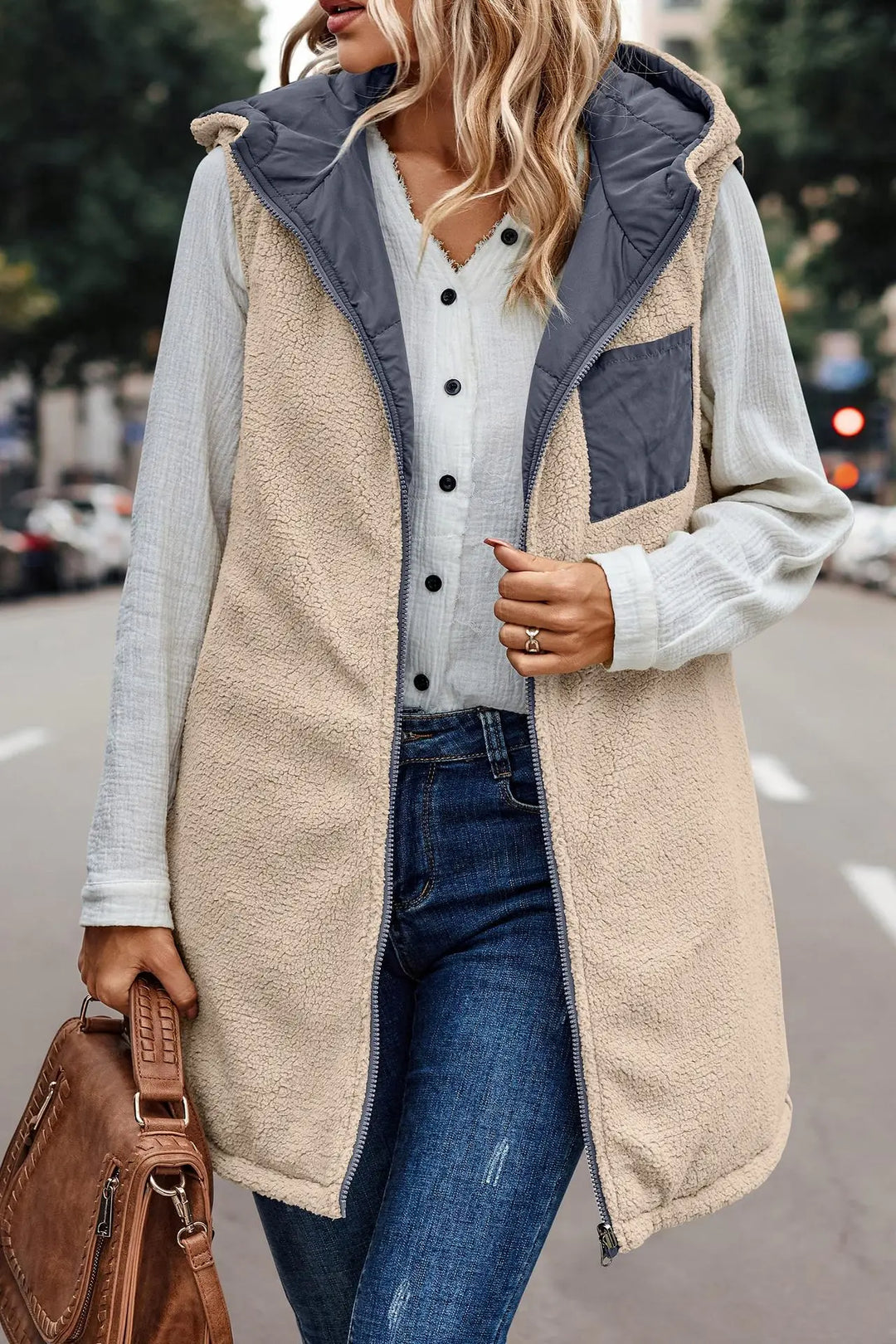 W&W Mode | Jamia Wendbare Kapuzenweste