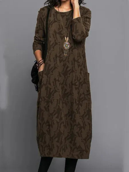 WW | Lavin Elegantes Langes Kleid mit Tasche