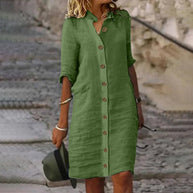 WW | Bewegliches Midi Hemdkleid
