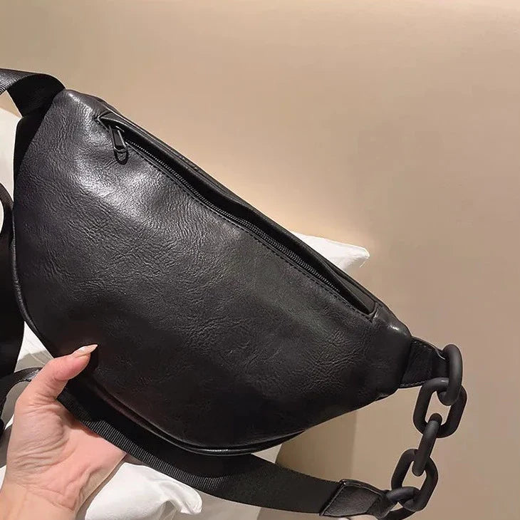 W&W - Leder-Brusttasche