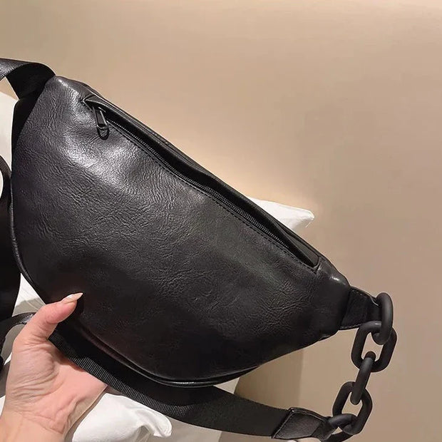 W&W - Leder-Brusttasche