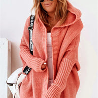WW | gestrickte Cardigan - oversized Damenpullover