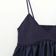 Sexy Gestricktes Crop Top für Damen