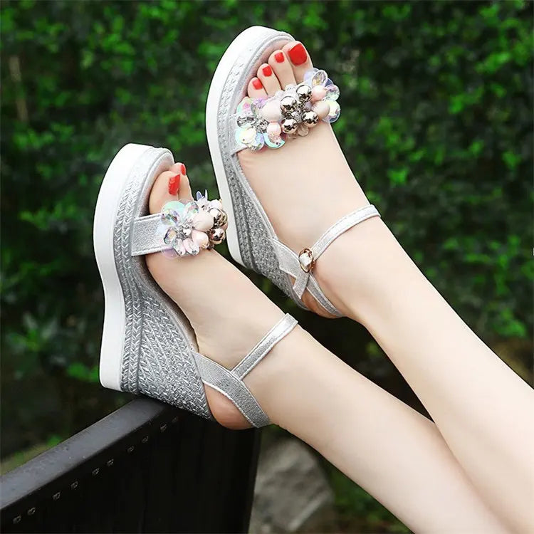 WW | Better Off That Way Wedges Sandalen