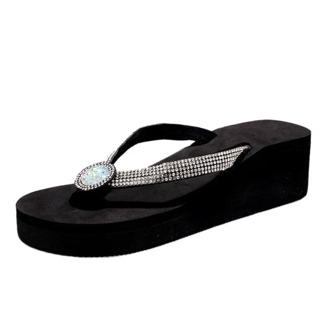 W&W Mode Flop mit Keilabsatz - Strand - Sommer