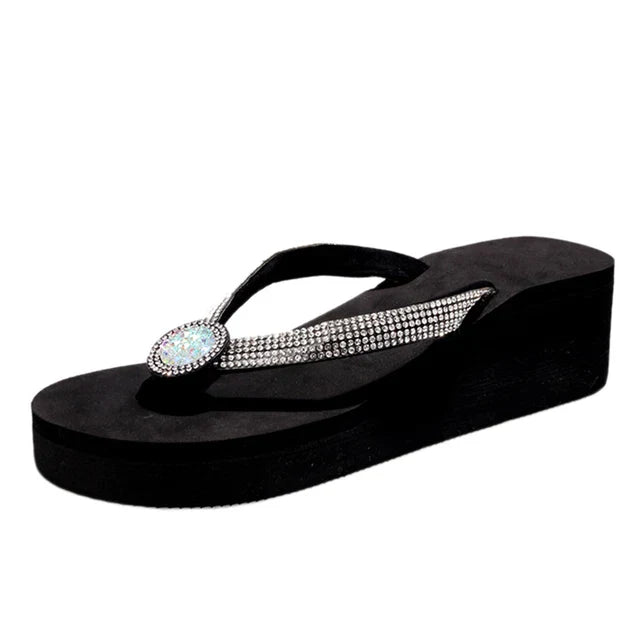 WW-Flop mit Keilabsatz - Strand - Sommer