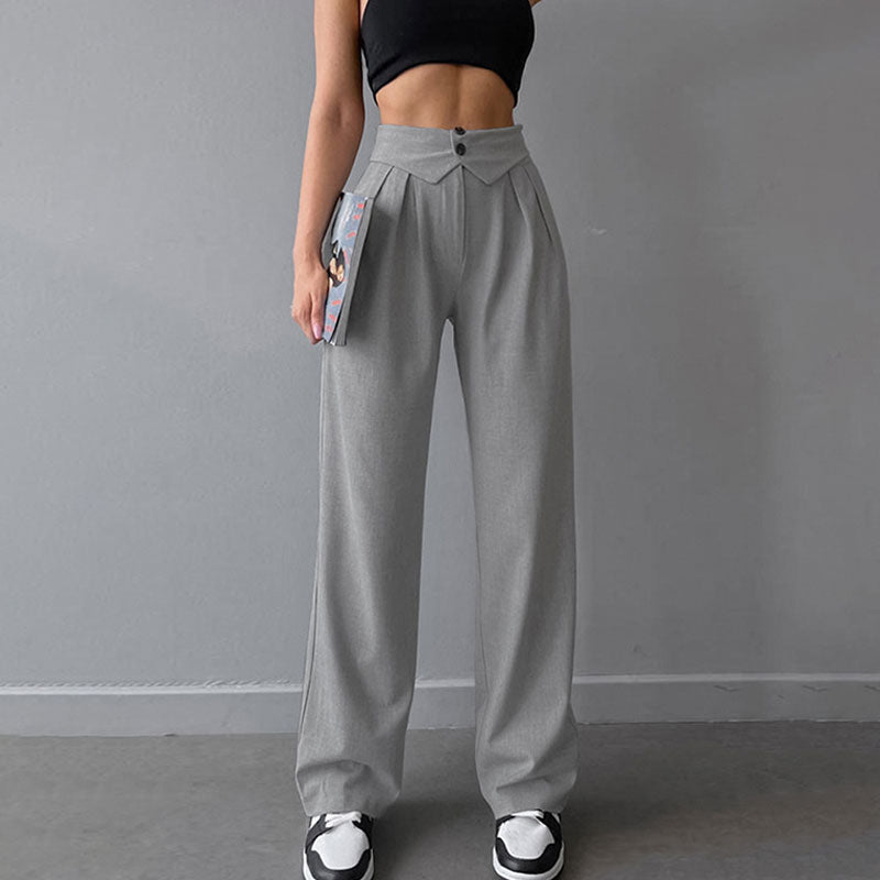 W&W Mode | Stilvolle High-Waist-Hose mit Falten