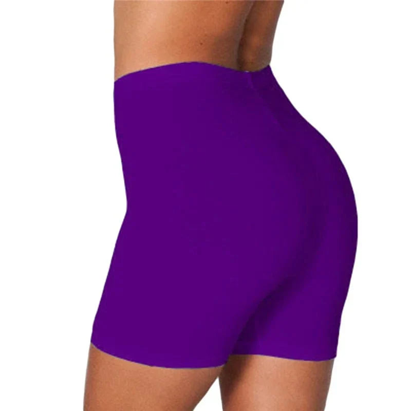 W&W Mode | High Waist Stretch Fit Fahrradshorts Atmungsaktive Slim Athleisure Unterteile