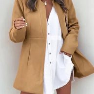 WW - Damen eleganter klassischer urbaner Mantel