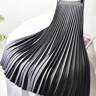 Schicker Designer Hohe Taille Plisseerock für Damen