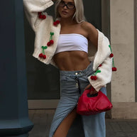 WW | Kirsch-Cardigan Für Frauen