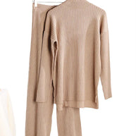 WW | teilige Loungewear-Set - gestrickter Damenpullover und Hose