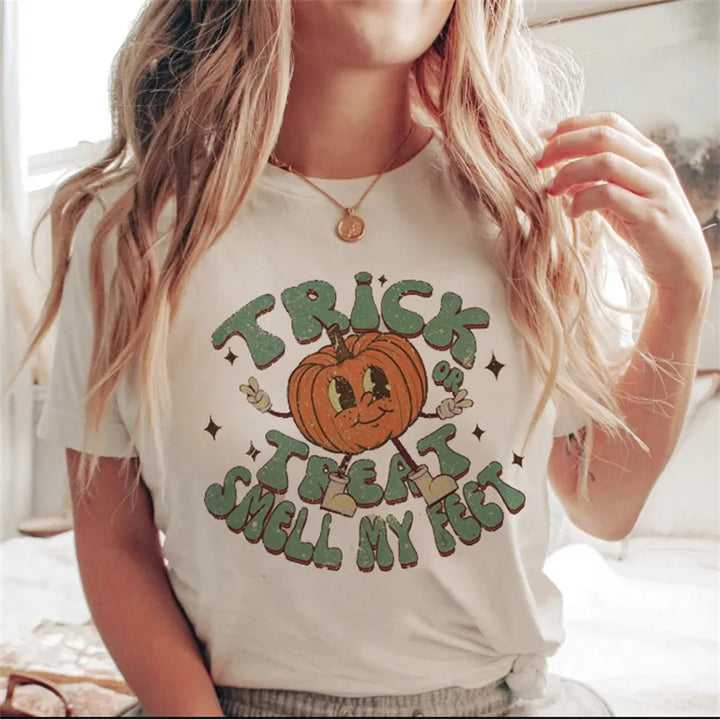 W&W - Modisches Herbst-Halloween-T-Shirt