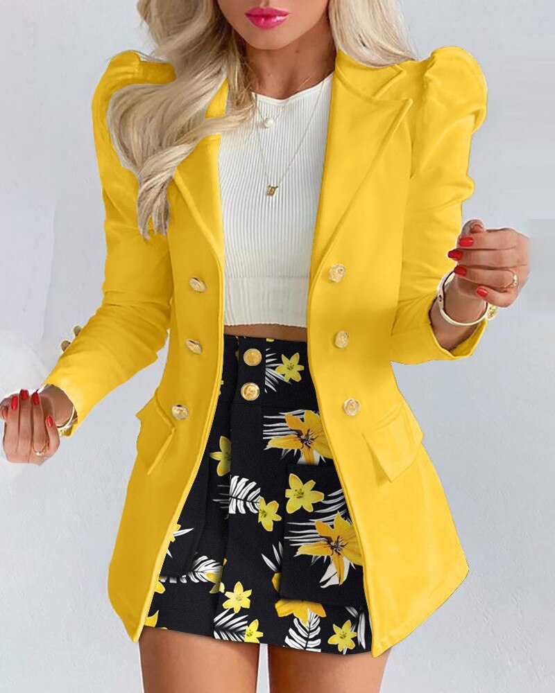 WW | 2-Teiliges Set Blazer + Rock