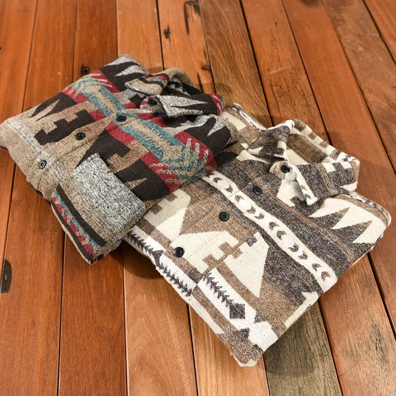 W&W Mode - Vintage Langärmelige Jacke für Herren