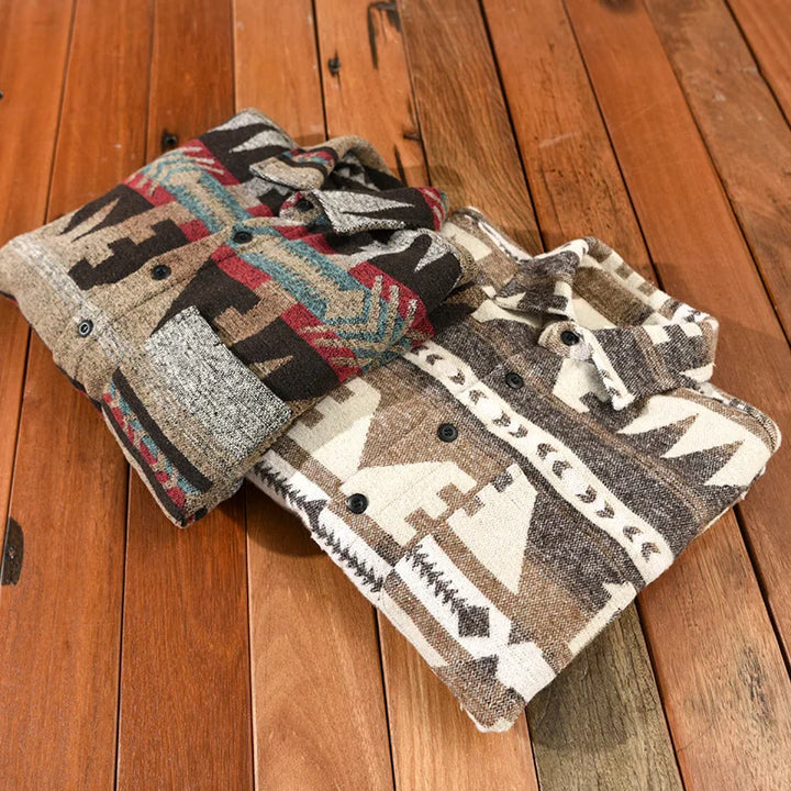 W&W Mode - Vintage Langärmelige Jacke für Herren