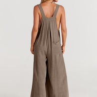 Rosabella™️ - Ärmelloser Jumpsuit mit Weitem Bein