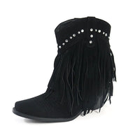 WW | Cowboy Stiefeletten mit Fransenquaste