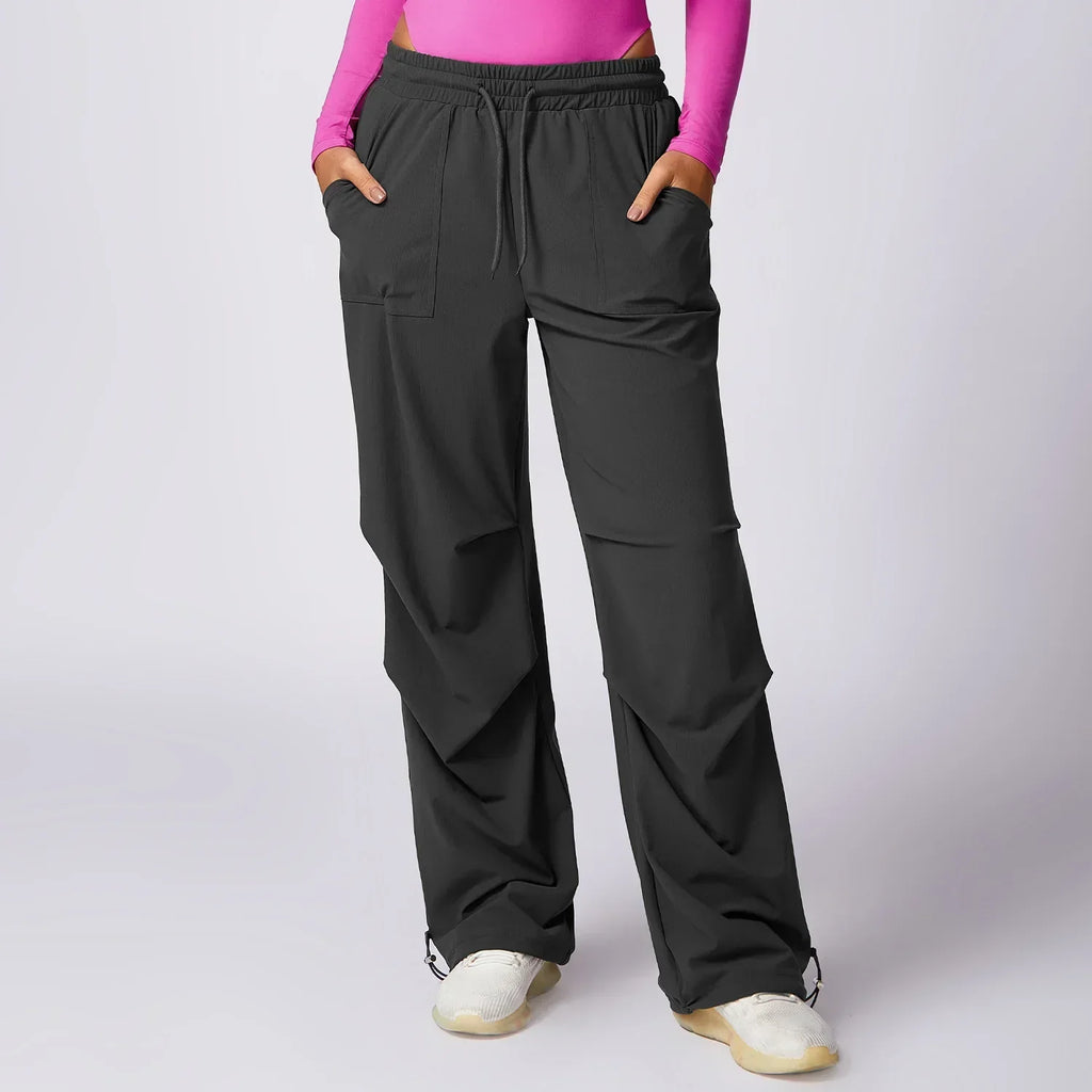 WW | Trocken Damenhose Mit Elastischem Bund Und Taschen