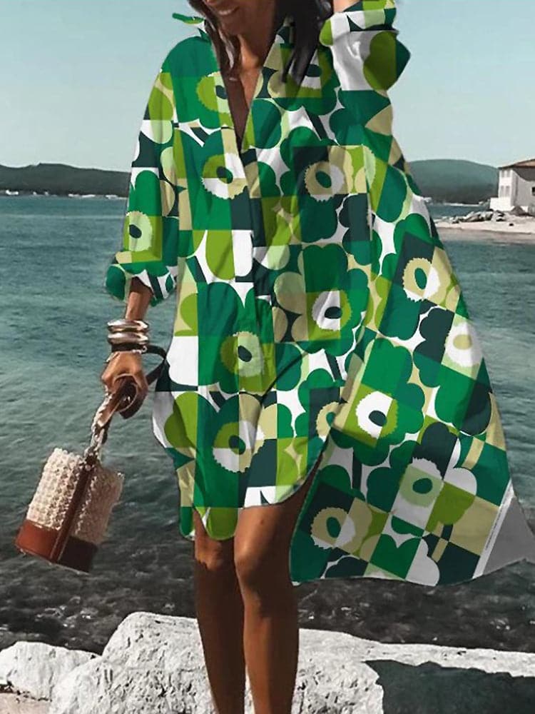 WW | Farbiges und leichtes Sommerkleid mit Motiven
