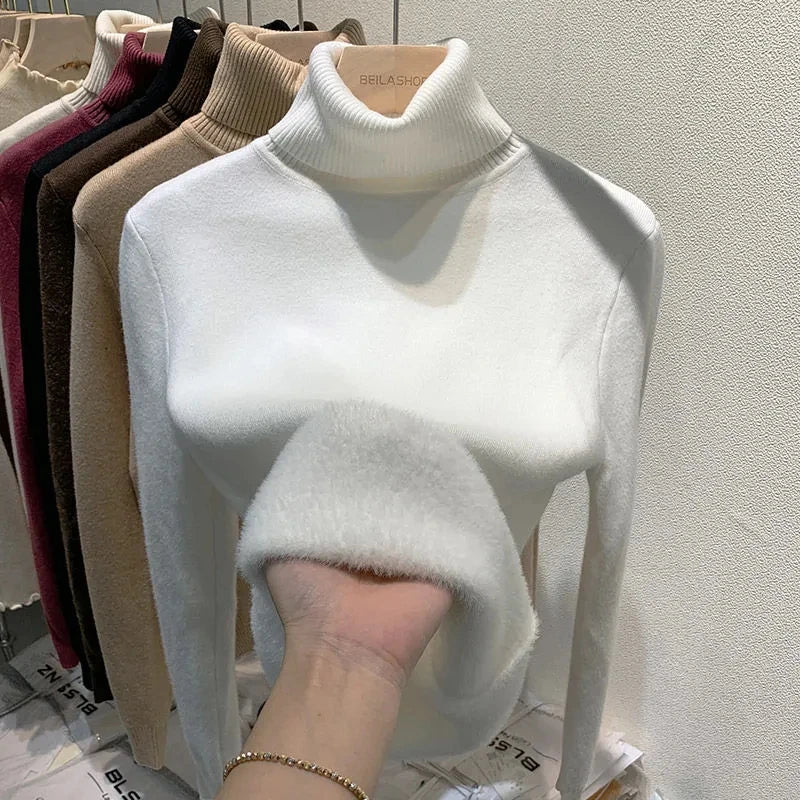 WW | Rollkragenpullover mit weichem Innenfutter