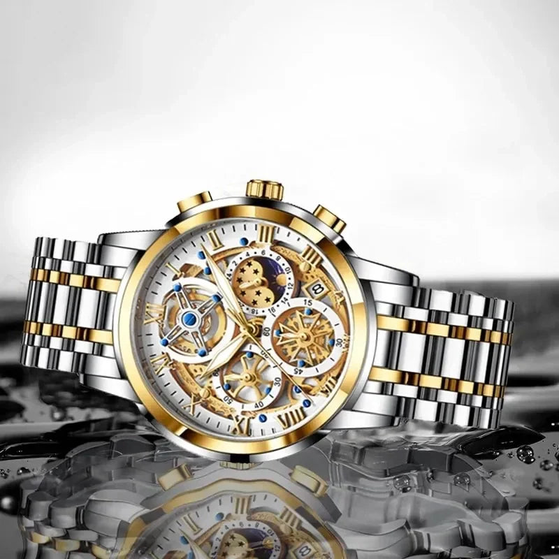 WW | Stilvolles Geschäftliches Quartz Herrenarmbanduhr