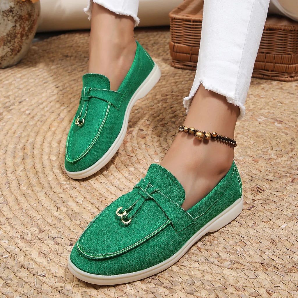 WW | Damen Leder Slipper Für Den Herbst Und Frühling