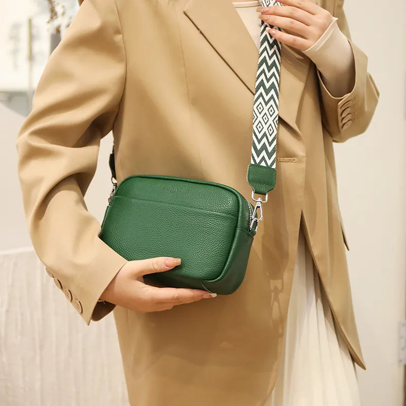 W&W Mode | Leder Umhängetasche für Frauen