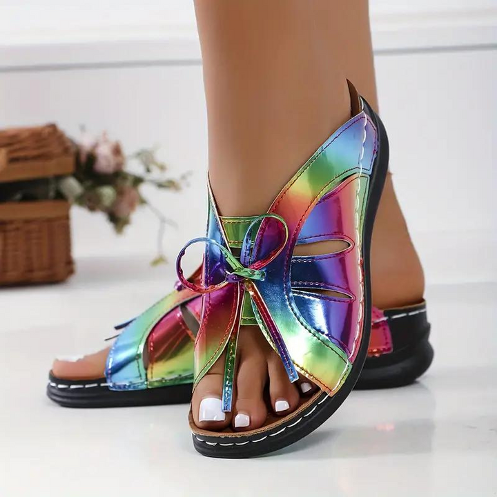 W&W Mode | Schlüpfschuhe Keilabsätze orthopädische Schuhe Sommerschuhe