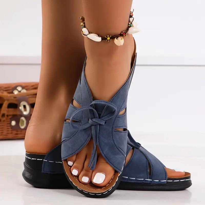 WW | Slip on Keilabsatz Orthopädische Schuhe Sommerschuhe